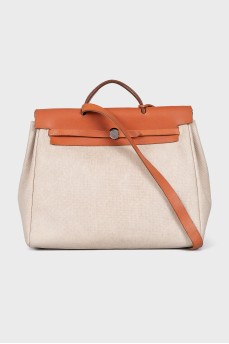 Сумка из текстиля и кожи Herbag