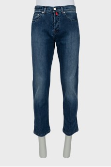 Мужские синие джинсы straight fit