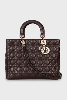 Шкіряна сумка Lady Dior
