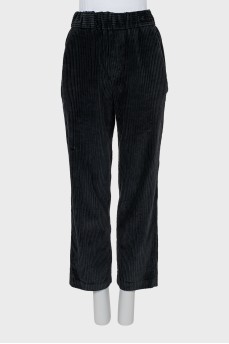 Вельветові штани straight fit