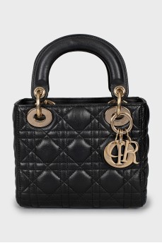 Сумка из кожи Lady Dior