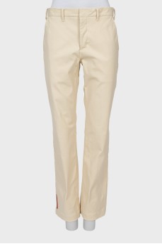 Винтажные брюки straight fit