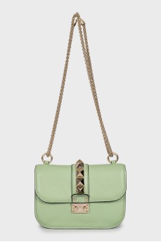 Зелена сумка Rockstud Glam Lock