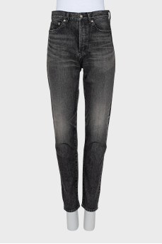 Сірі джинси tapered fit