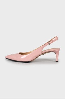 Рожеві туфлі kitten heel
