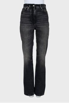 Джинси straight fit чорного кольору