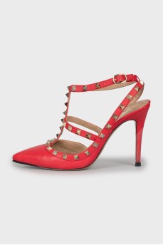 Туфли Rockstud с металлическим декором