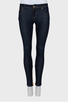 Джинсы skinny fit с молниям