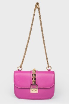 Сумка на ланцюжку із шипами Glam Lock