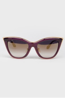 Солнцезащитные очки гранд с фиолетовым градиентом