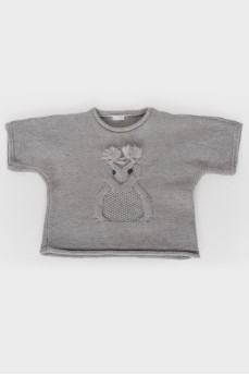 Дитячий светр із вкороченим рукавом