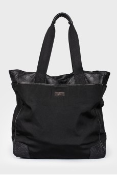 Черная сумка-шоппер