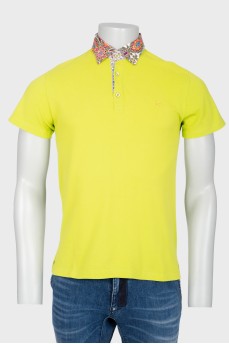 Чоловічі футболки-поло лимонно-жовтого кольору
