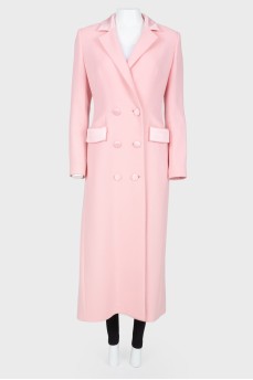 Рожеве приталене пальто