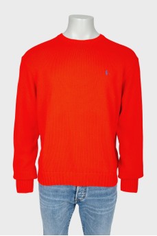 Мужской красный свитер