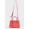 Красная кожаная сумка Galleria