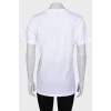 Біла футболка з принтом