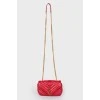 Червона сумка Classic Baby Monogram Chain