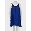 Синя сукня А-силуету з биркою