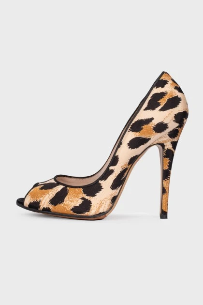 Туфлі з леопардовим принтом