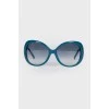 Голубые солнцезащитные очки