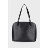 Винтажная сумка Lussac Epi Leather Noir