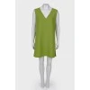 Зелена сукня А-силуету