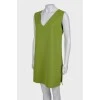 Зелена сукня А-силуету