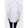 Біла сорочка з кишенею з биркою