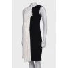 Чорно-біла вовняна сукня з биркою