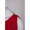 Красная блуза с асимметрией