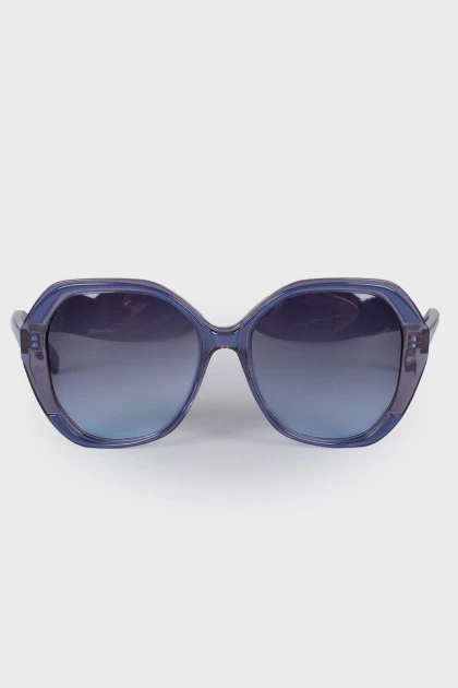 Сині сонцезахисні окуляри градієнт