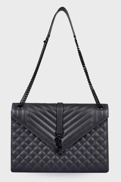 Сумка Monogram Slouchy Envelope Matelassé Grain De Poudre Embossed Leather