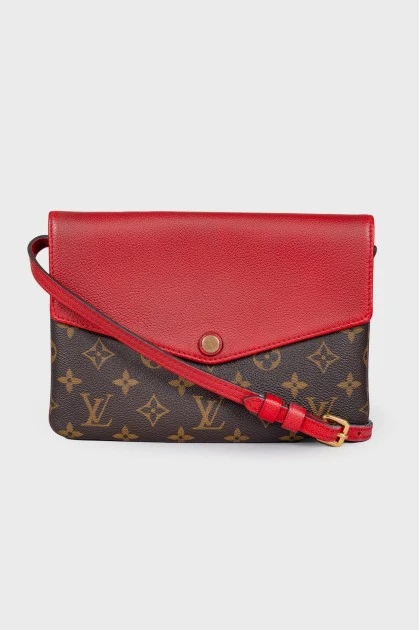 Сумка Aurore Monogram Canvas and Leather Twinset