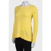 Кашеміровий жовтий светр із биркою