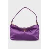 Текстильна сумка фіолетового кольору