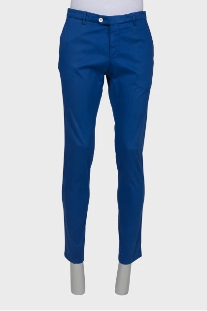 Чоловічі класичні сині штани