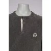 Чоловічий сірий светр з логотипом