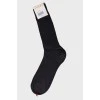 Чоловічі чорні шкарпетки з биркою