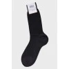 Мужские черные носки с биркой