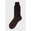 Чоловічі темно-сірі шкарпетки