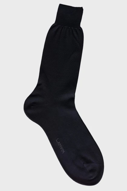 Мужские темно-синие носки