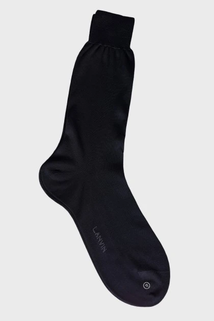 Мужские черно-синие носки