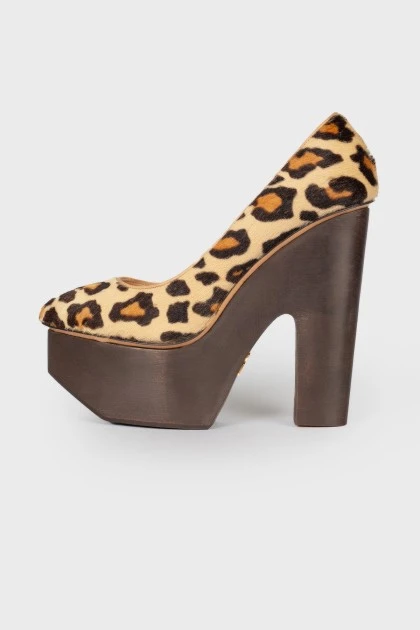 Туфли в леопардовый принт 