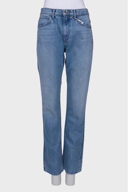 Блакитні джинси з биркою