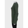 Кашеміровий светр зеленого кольору
