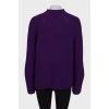 Фіолетовий светр вільного крою