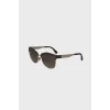 Золотисто-коричневые солнцезащитные очки 