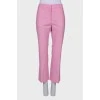 Классические брюки розового цвета 