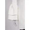 Однобортний білий піджак